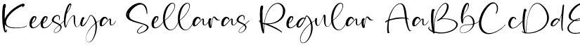 Keeshya Sellaras Regular font