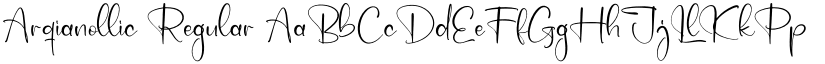 Arqianollic Regular font