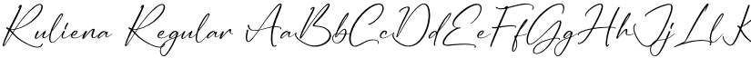 Ruliena Regular font