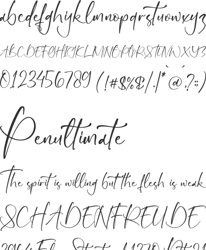 Aneskhara font preview