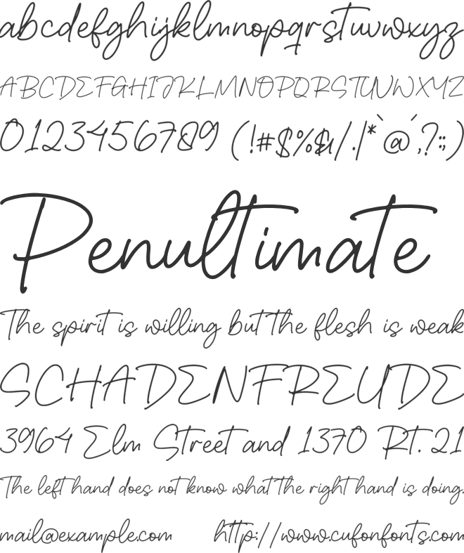 Arqantallic font preview