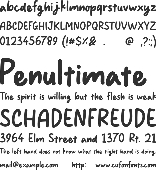 Journey Life font preview
