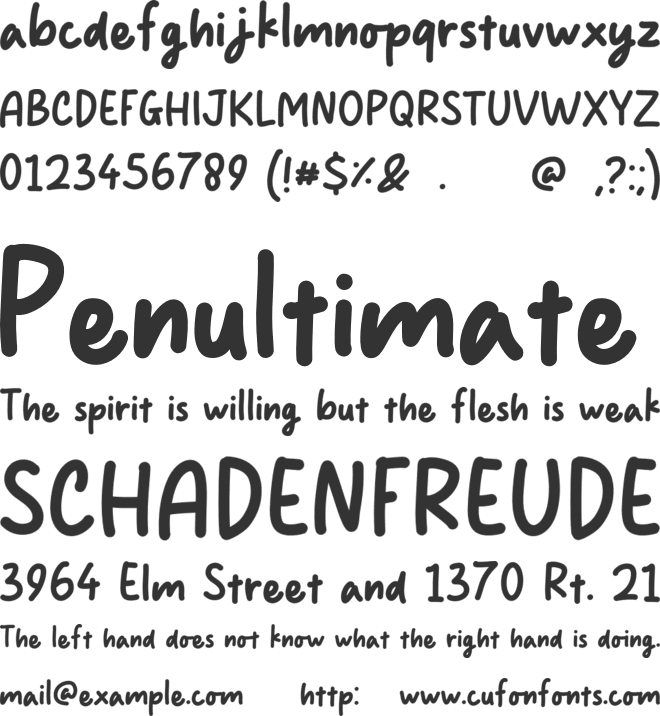 Journey Life font preview