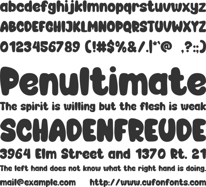 Second-Grade font preview
