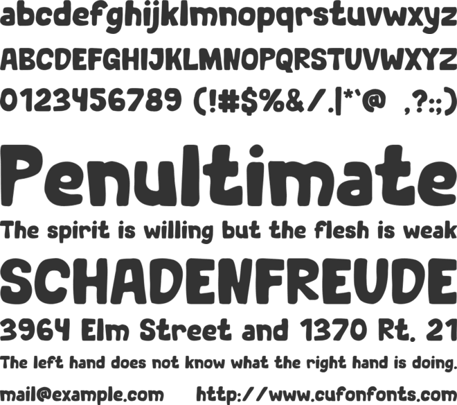 Street-Postah font preview