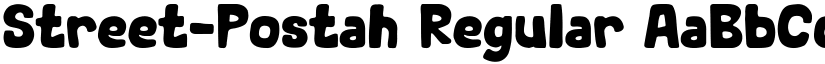 Street-Postah Regular font