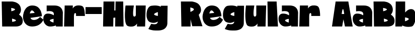 Bear-Hug Regular font