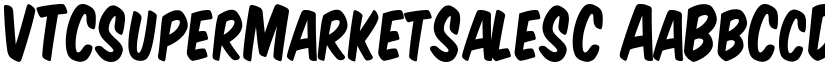 VTCSuperMarketSaleSC font