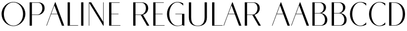 Opaline Regular font