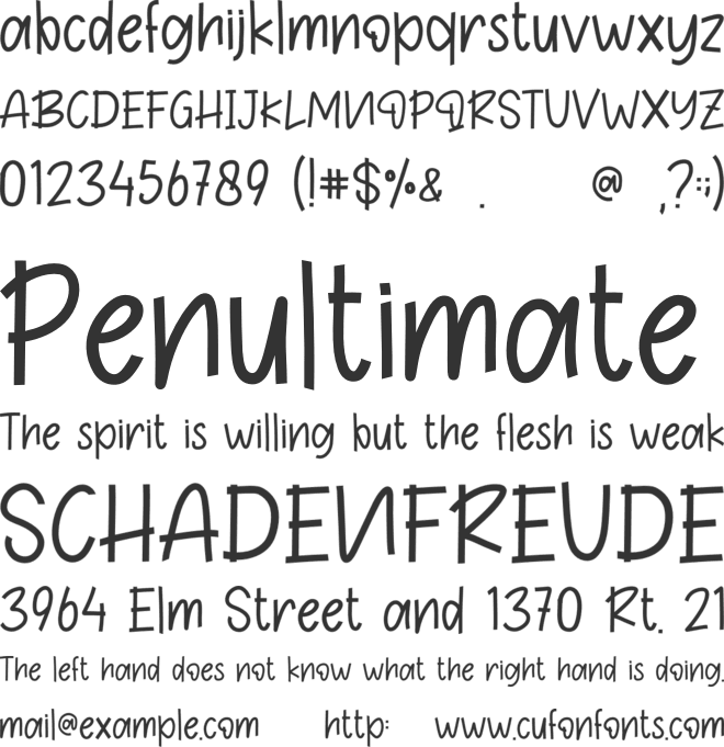 Christmas Line font preview