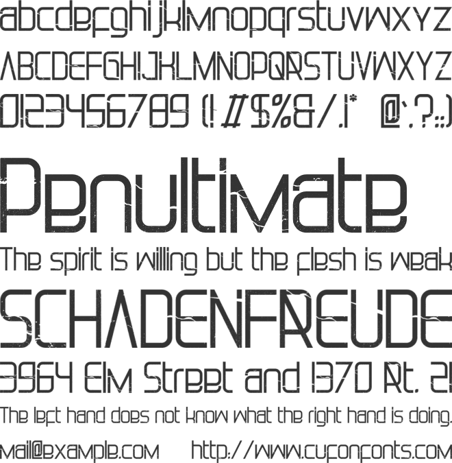 Pablo Killer font preview