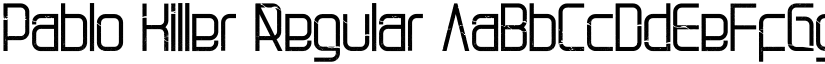 Pablo Killer Regular font