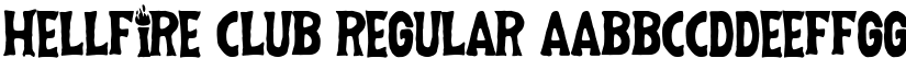 Hellfire Club Regular font