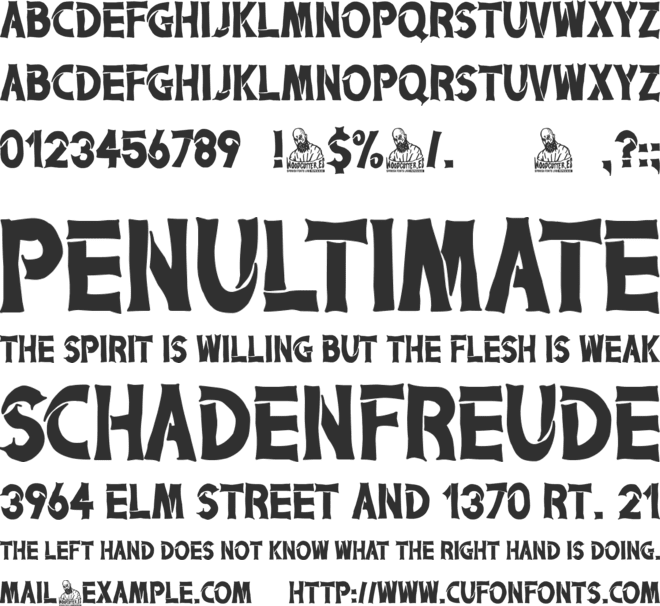 Gwendolyne font preview