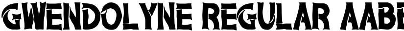 Gwendolyne Regular font