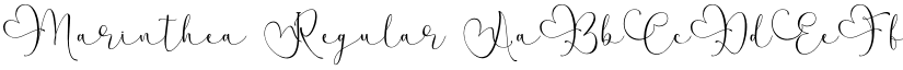 Marinthea Regular font