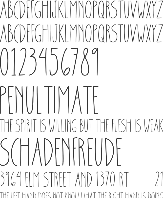 Farmtastic font preview