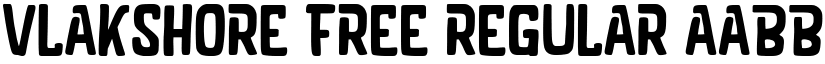 Vlakshore Free Regular font