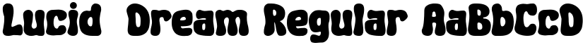 Lucid-Dream Regular font