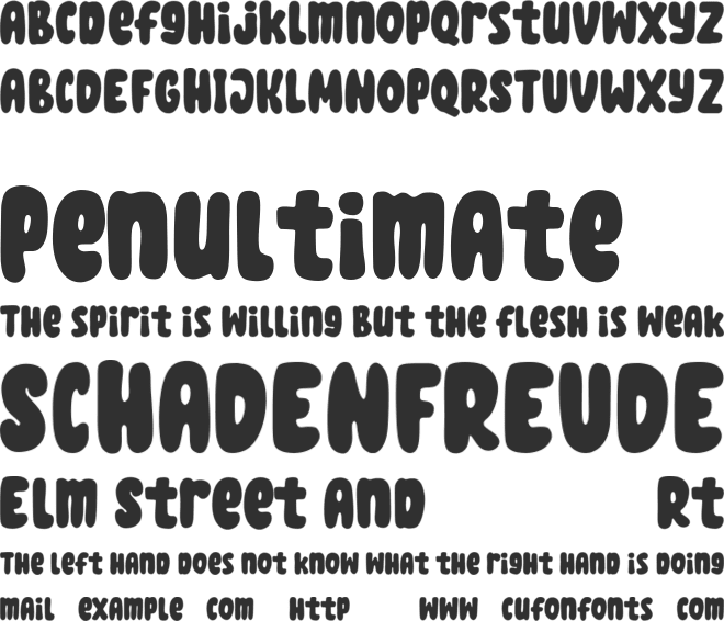 Fandolls Free Font font preview