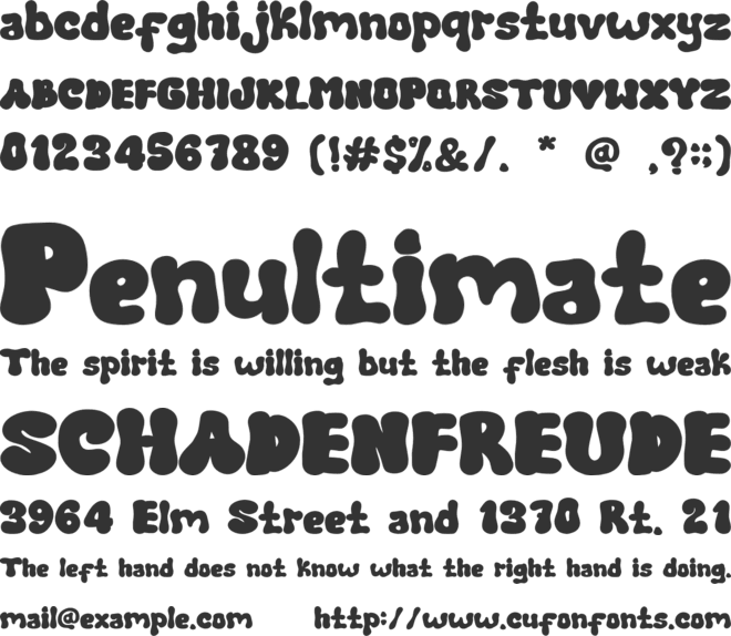 RETRO MEOW font preview