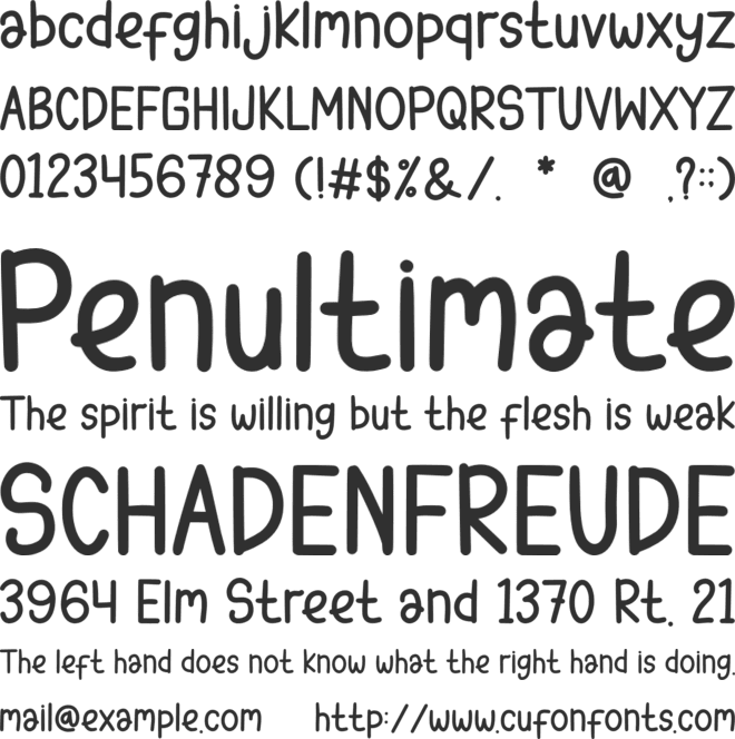 COOLINE font preview