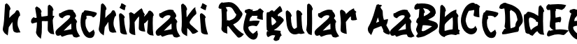 h Hachimaki Regular font