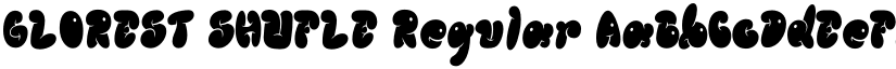 GLOREST SHUFLE font download
