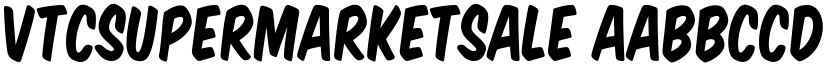 VTCSuperMarketSale font