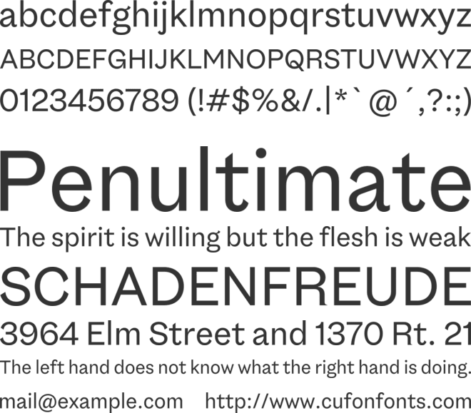 TRIAL Riegla font preview