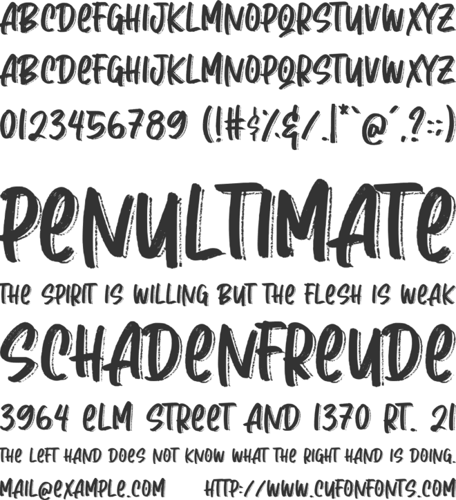 Love Monday font preview