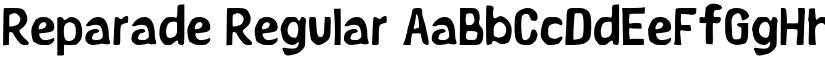 Reparade Regular font