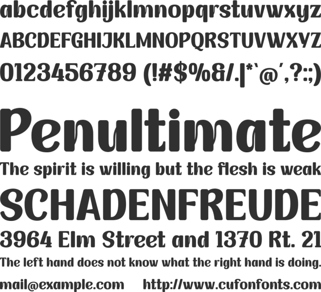 ANWUTOK font preview