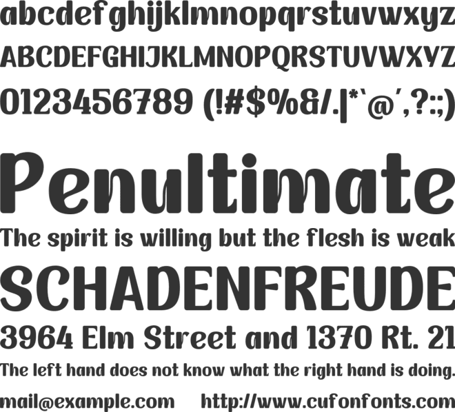 ANWUTOK font preview