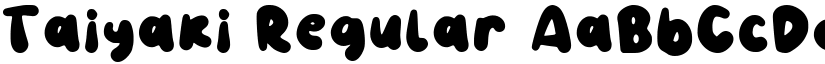 Taiyaki Regular font