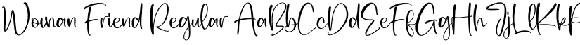 Woman Friend Regular font