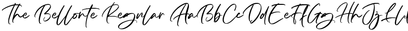 The Bellonte Regular font