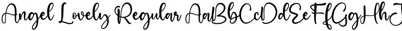 Angel Lovely Regular font