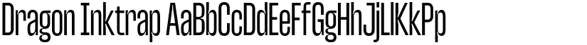 Dragon Inktrap font