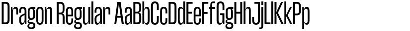 Dragon Regular font