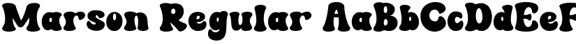 Marson font download