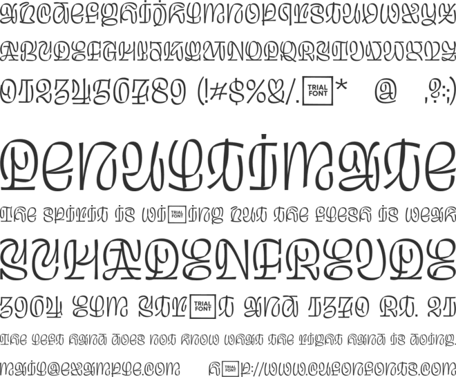 Grima-Trial font preview