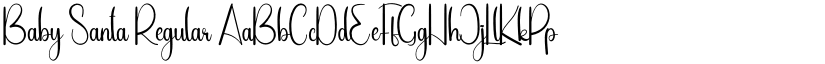 Baby Santa Regular font