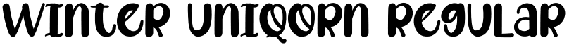 Winter Uniqorn Regular font