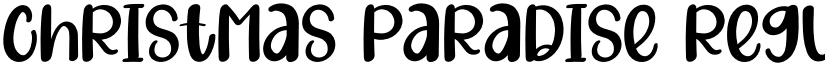 Christmas Paradise Regular font