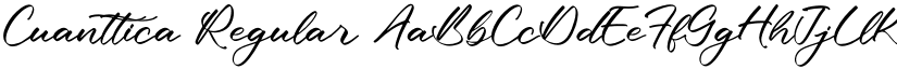Cuanttica Regular font