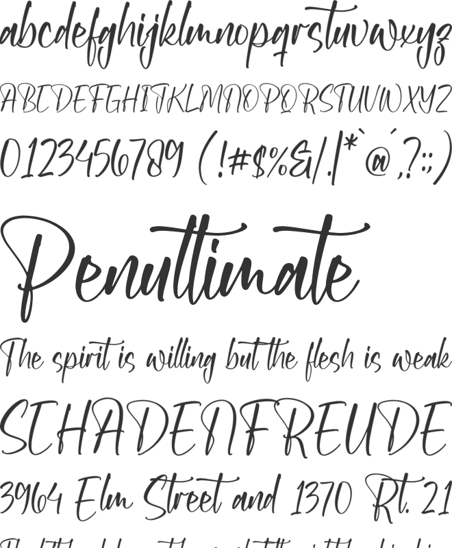 Aksarantti font preview