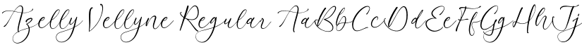 Azelly Vellyne Regular font