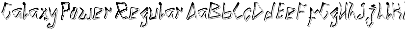 Galaxy Power Regular font