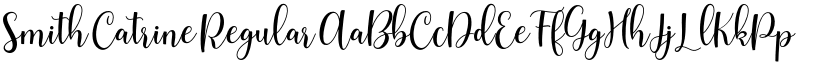 Smith Catrine Regular font
